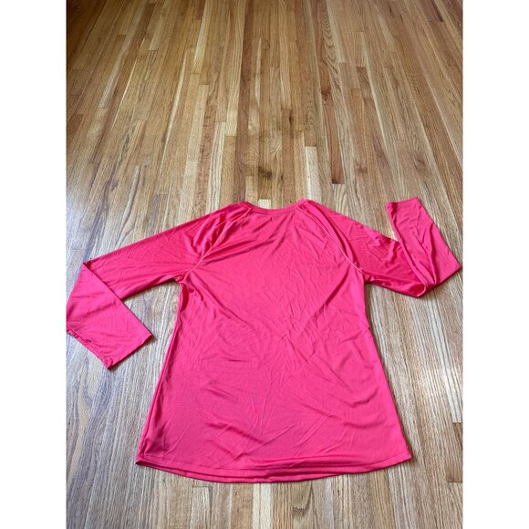 Champion Long Sleeve Activewear Red Performance Shirt XXL 100% Polyester - Picture 7 of 7